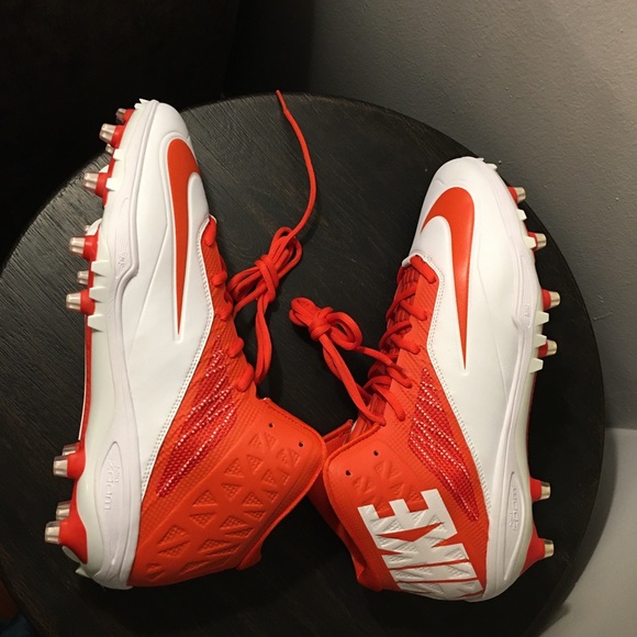 Nike football cleats men’s 13.5 orange/white new main image 5